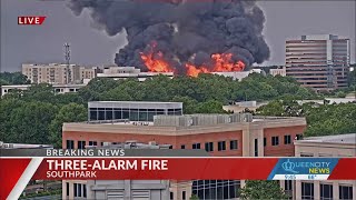 Firefighters battle massive 5alarm fire in Charlotte