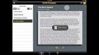 ELITE Prompter for the iPad screenshot 2