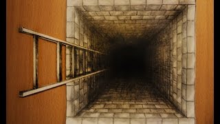 Download lagu How to draw one point perspective 3d illusion pit hole with ladder How to draw one point perspective 3d illusion pit hole with ladder