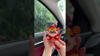 God of Wealth Silicone Car Key Cover #CartoonCarKeychain #GodOfWealthKeyCover #CarKeyProtectiveCase