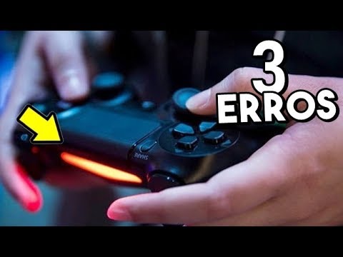 3 ERROS QUE VOCÊ COMETE no CONTROLE do PS4 #2