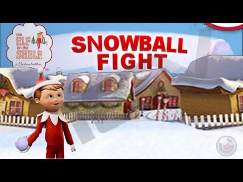 Snowball Fight Elf on the Shelf  Christmas Game - iPhone Gameplay Video