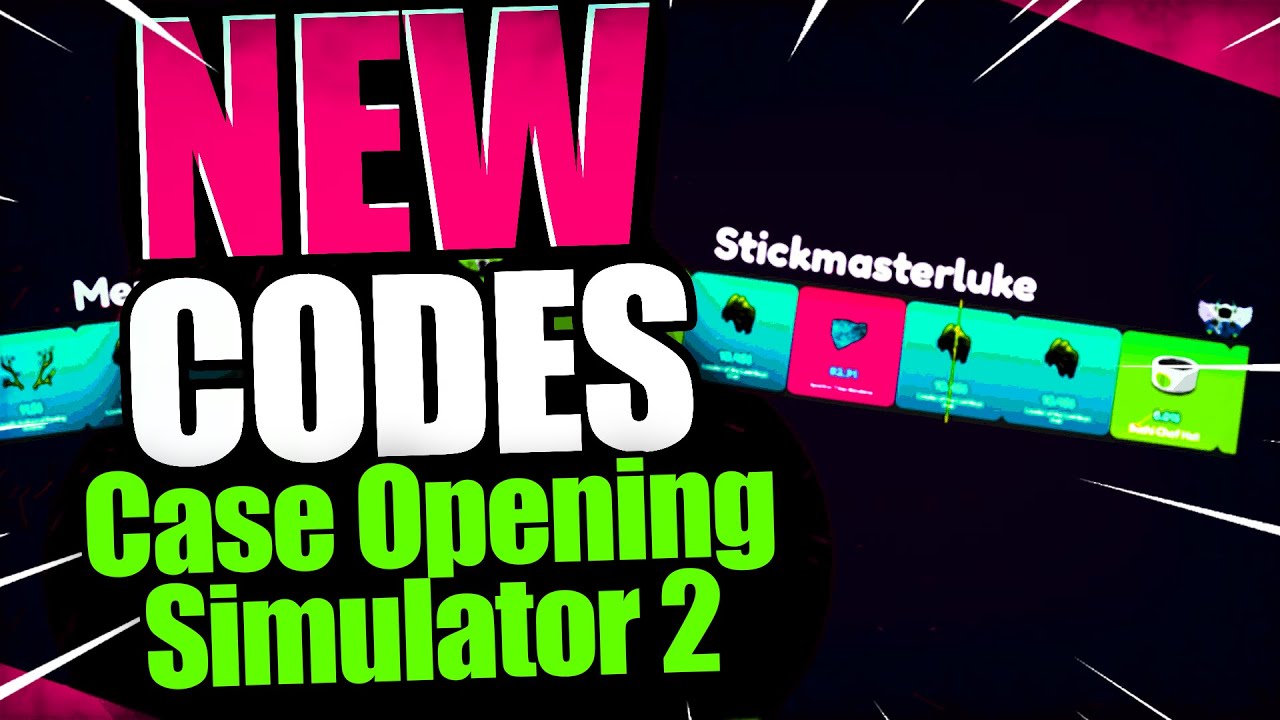 Case Opening Simulator 2 codes. Case opening simulator