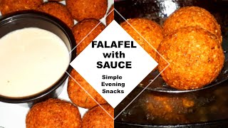 Falafel Recipe in Tamil /Kondakadalai Vadai/Arabic Snack Falafel/Healthy Snack Tamil/Thahini Sauce