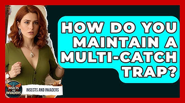 How Do You Maintain A Multi-catch Trap? - Insects and Invaders