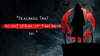 Itachi Uchiha quotes that can teach a lot about life