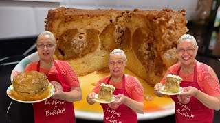 👉🏻 Caramel Apple Creme Brûlée Upside-Down Cake 🍏🍮🍎 | Flory's Kitchen