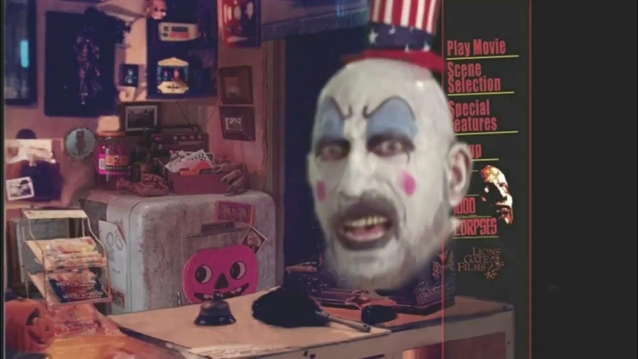 House Of 1000 Corpses DVD menu YouTube