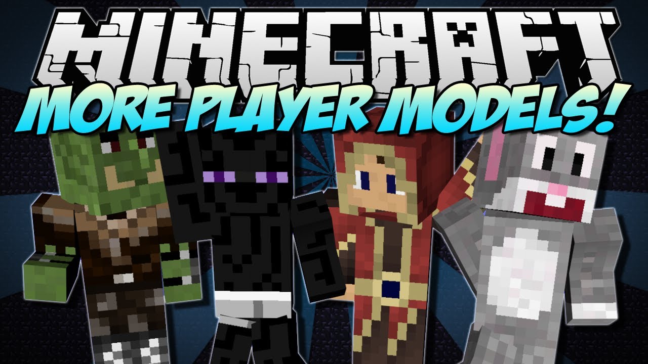 Minecraft Mods - COOL CHARACTER CUSTOMISATION - More Player Models  Minecraft Mod (Minecraft Mods) 