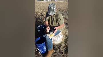 Spalling obsidian for knapping