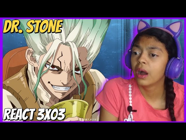 REACT: DR. STONE 3 TEMPORADA Episódio 4/CHROME FOI GENIAL! 