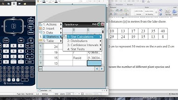 4.4- TI-NSpire 2 Linear Regression and Correlation Coefficient
