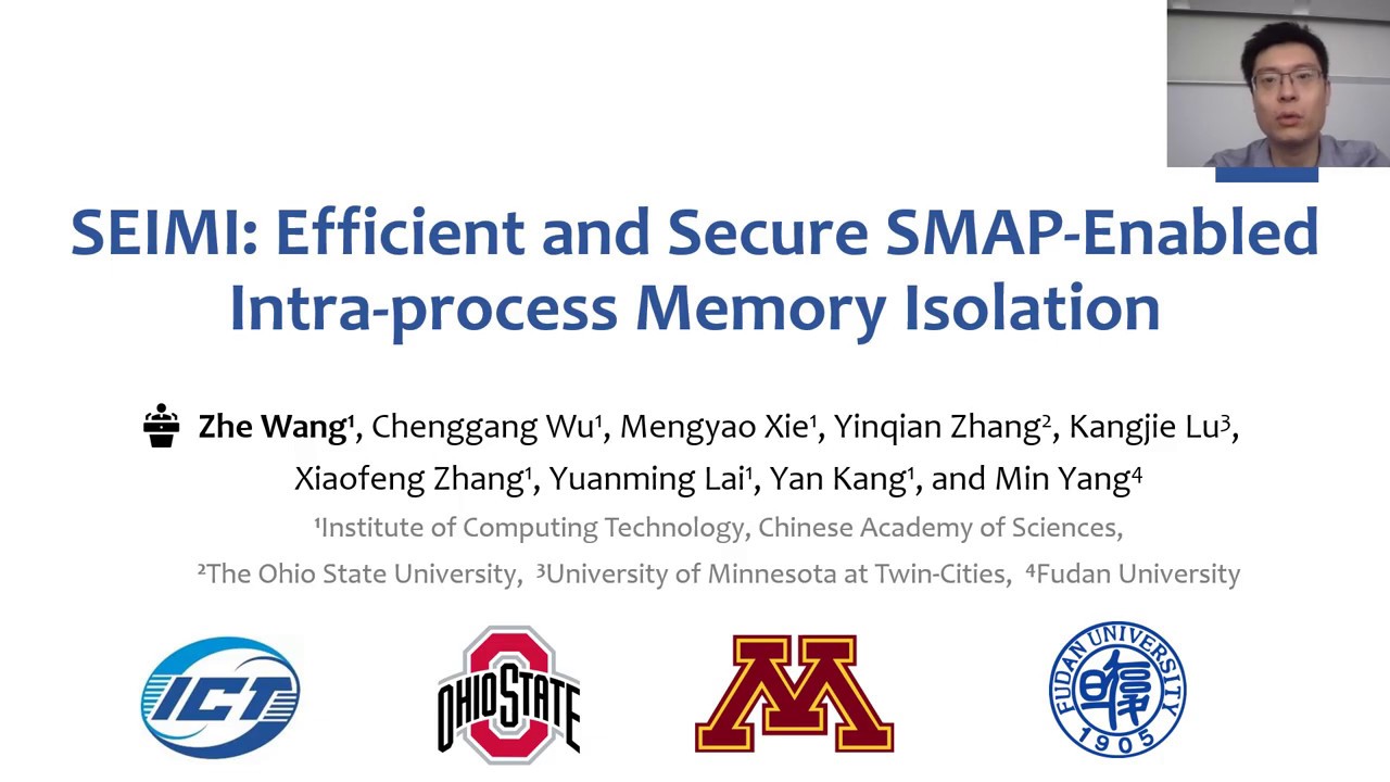 SEIMI: Efficient and Secure SMAP-Enabled Intra-process Memory Isolation ...