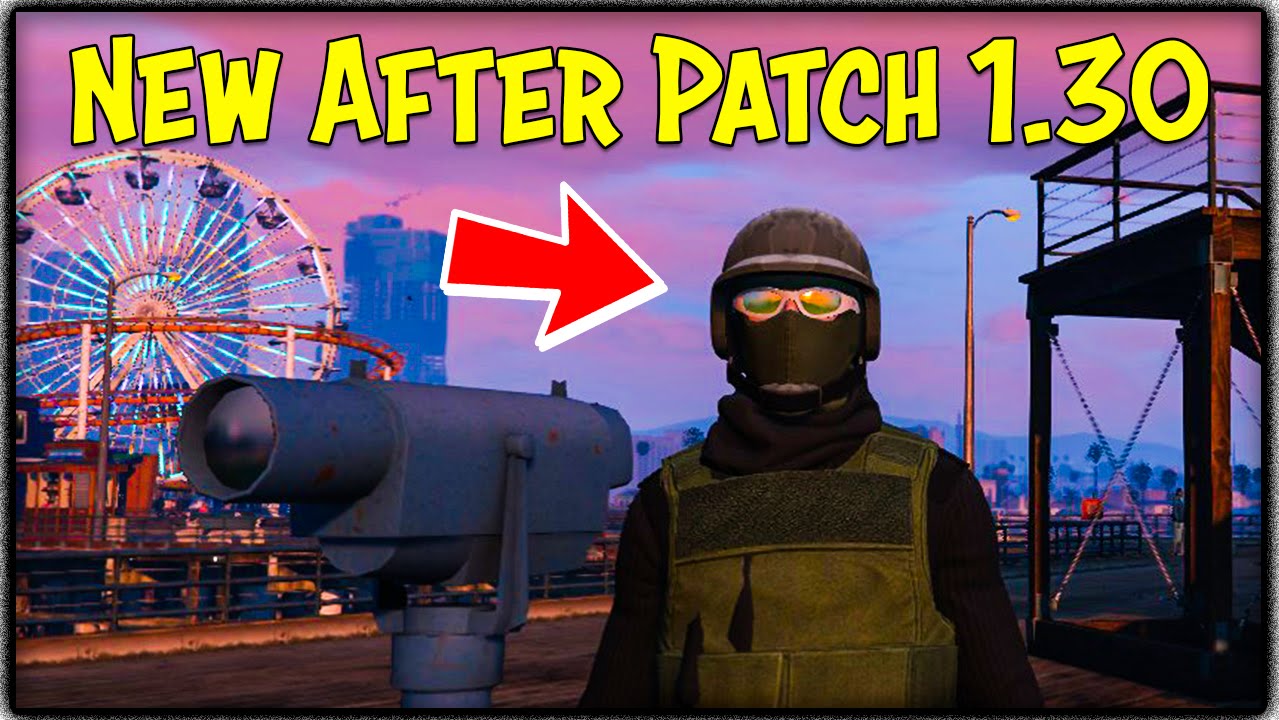 GTA 5 Online NEW Helmet / Mask / Glasses Glitch After Patch 1.30