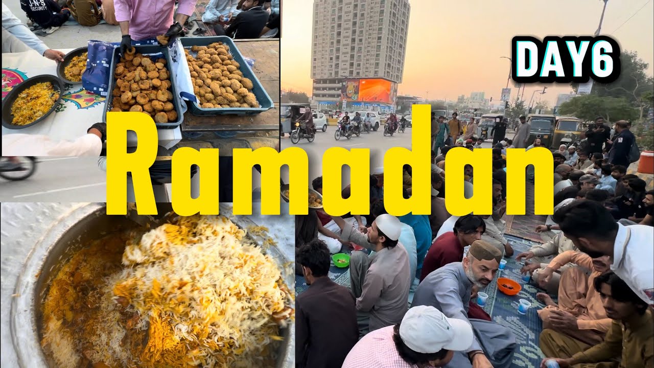 Ramzan day 6 🌙 iftar Distribution on road + crazy workout 
