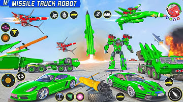 Army Bus Robot Car Game 3D - Gameplay | Part-6 |
