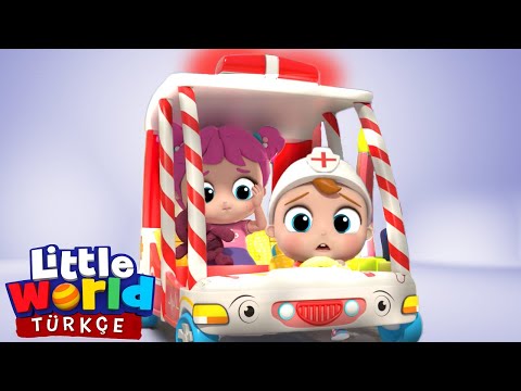 Ambulansın Tekerleği, Heyo Hey Şarkısı | Eğlenceli Ve Öğretici Çocuk Şarkıları | Little World Türkçe