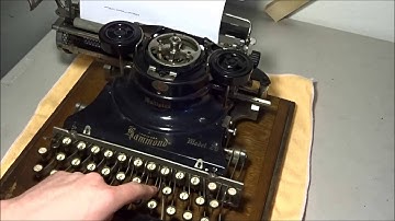 Hammond Multiplex model 26 Typewriter