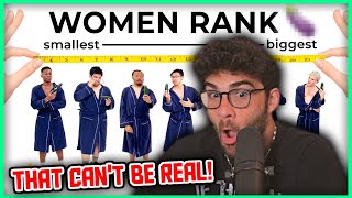 Women Rank Men By Size | Hasanabi Reacts to Jubilee