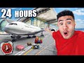 24 hour overnight challenge in airport