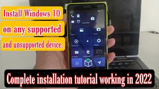 Install Windows 10 on Supported and Unsupported Lumia Phone | Nokia Lumia screenshot 4