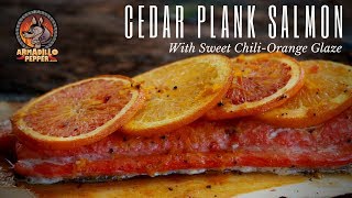 Cedar Plank Salmon on Pit Boss Pellet Grill