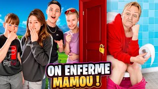 ON ENFERME MAMOU DANS LES TOILETTES POUR LA PRANKER ! Elle est Clostro, Elle Panique !