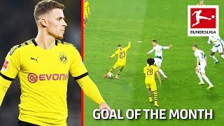 Thorgan Hazard - March 2020's Goal of the Month Winner