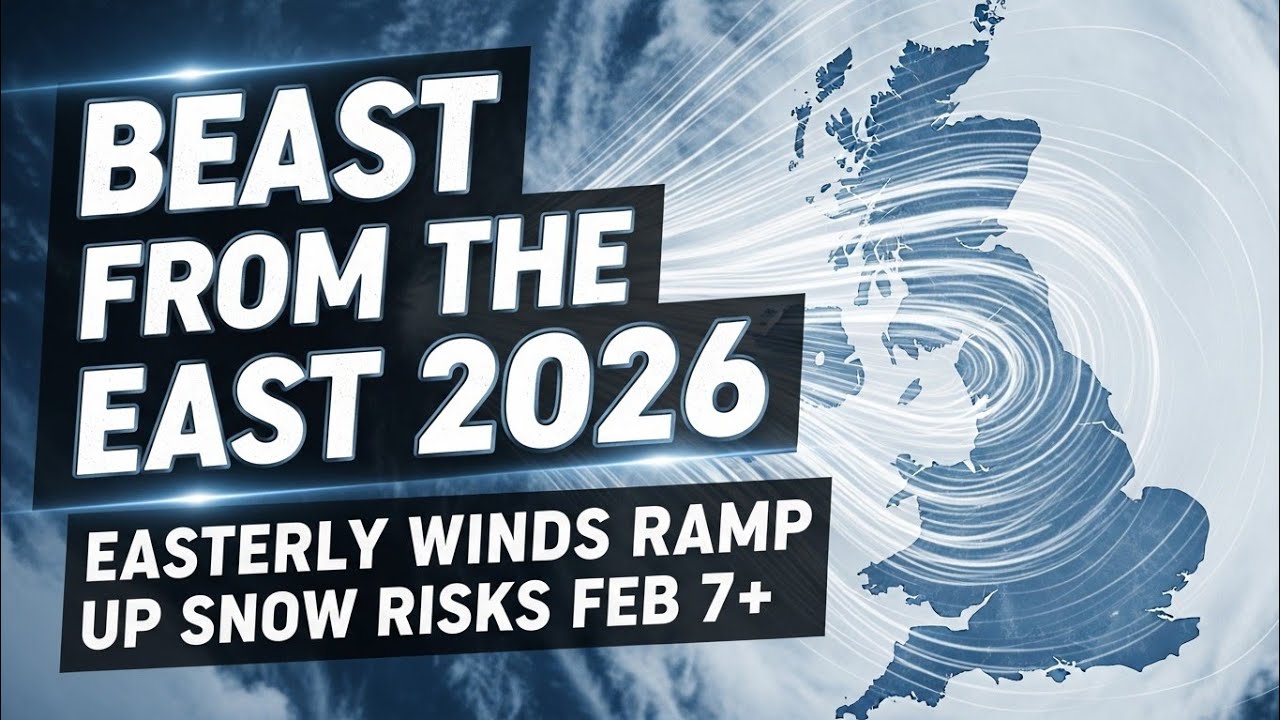 «Зверь с Востока» 2026: восточные ветры усиливают риск снегопадов с 7 февраля 