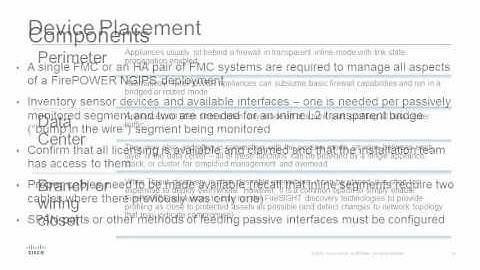7 Cisco Next Generation Intrusion Prevention System NGIPS Deploy