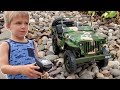DRIVING AND CRASHING OUR NEW RC JEEP!