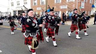 RICHMOND COUNTY PIPES & DRUMS @ 2017 UNION SAINT PATRICK's DAY PARADE