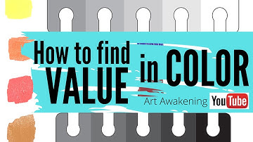 ARTISTS! Learn how to find VALUE in COLOR correctly-100% explained! 🎨Color theory experiment 2020