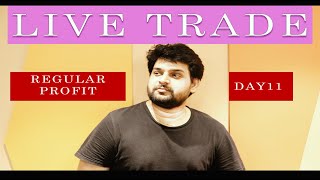 Bank Nifty live trade by our mathematical formula day 11 by Manish Arya