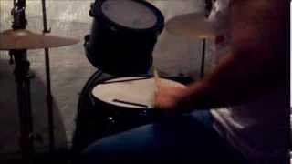 Video thumbnail of "Inspector Amargo Adios/ Cover Bateria Improvisado"