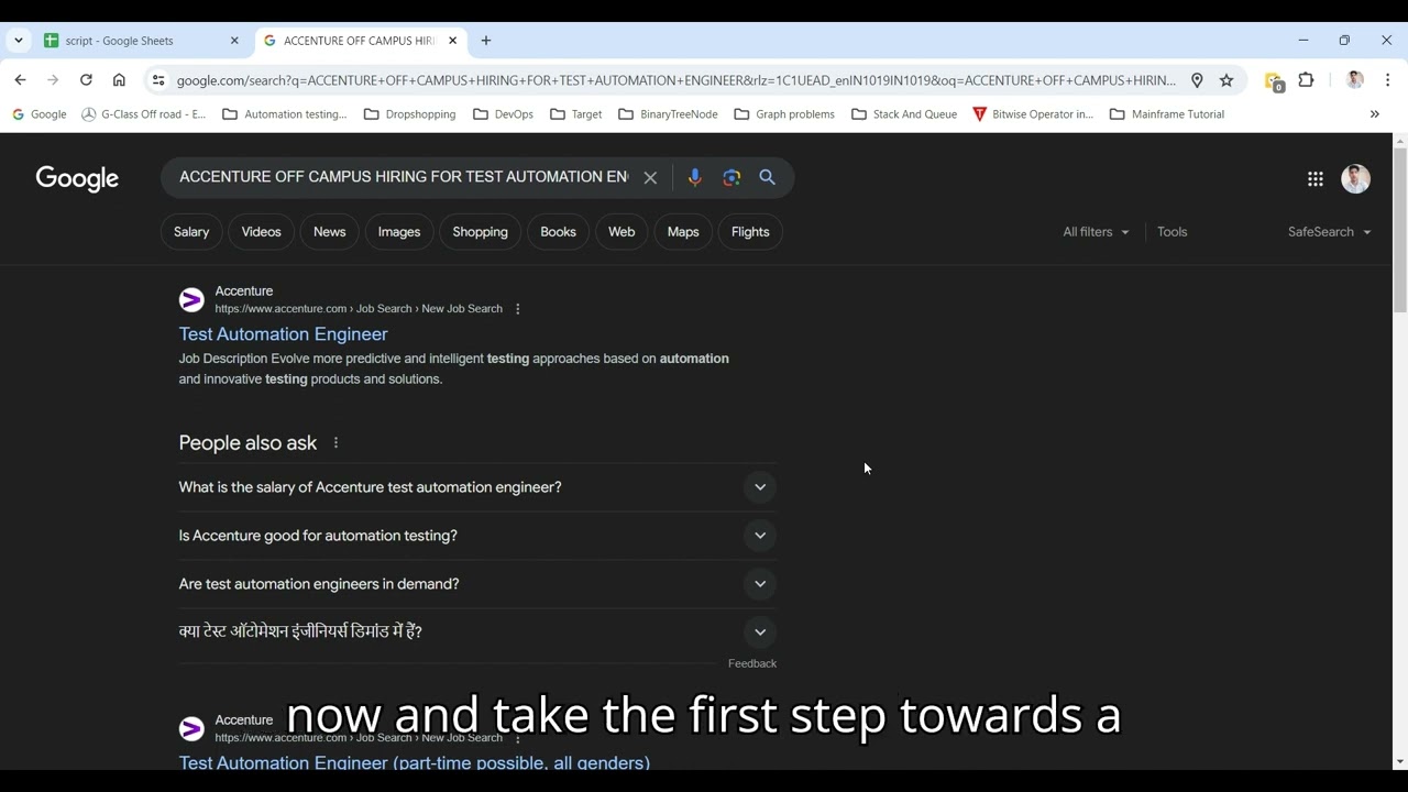 ACCENTURE OFF CAMPUS HIRING FOR QUALITY ENGINEER (TESTER)