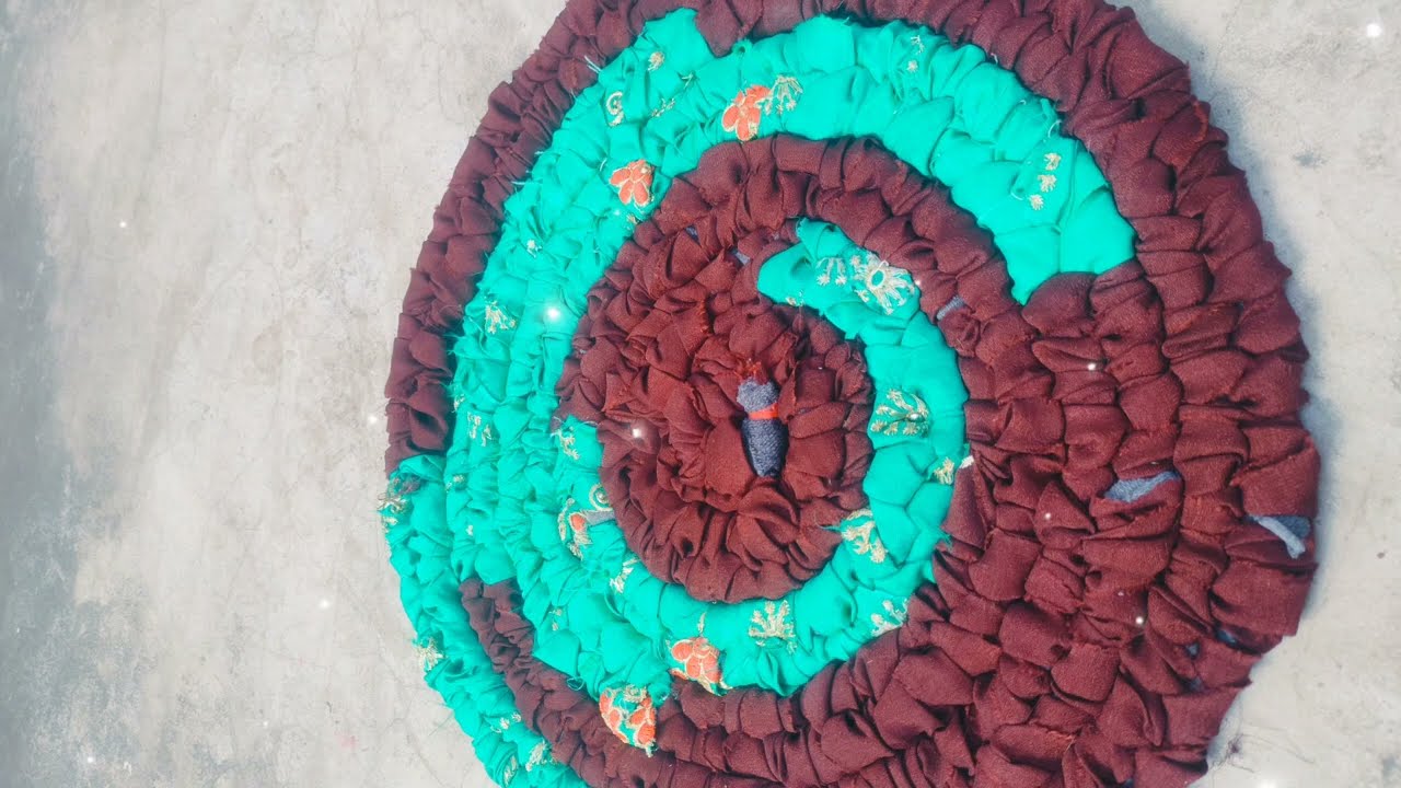 9 design 💫handmade doormat | design पायदान कैसे बनाएं  doormate दरी paidan चटाई 