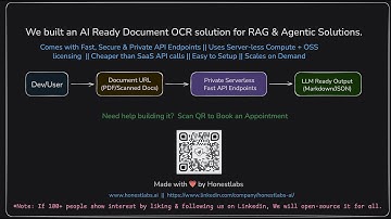 Demo: Private document OCR API for RAG & Agentic AI Systems