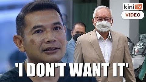 Najib: I don’t wish to be like Rafizi, take back your initiative