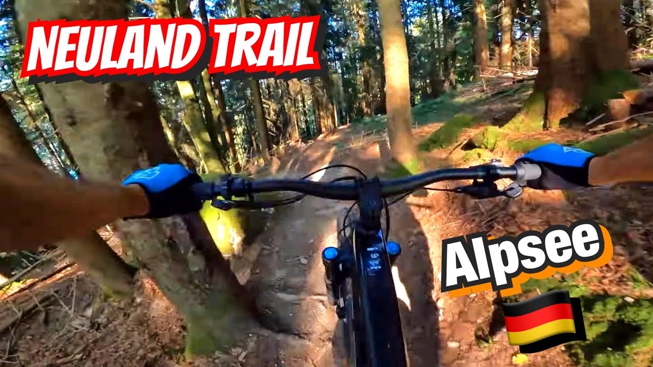 Now it’s Red! Neuland Trail in Immenstadt, Germany