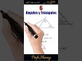 ✨Ángulos y Triángulos: Lo mínimo a saber✨#matematicas #ângulos #geometry