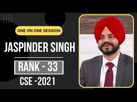 Farmer's Son Become IAS Officer | Jaspinder Singh | Rank 33 | UPSC 2021 | One on One Session