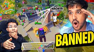 5 HACKERS IN ONE GAME 😱 BANNED 🚫 ON LIVE