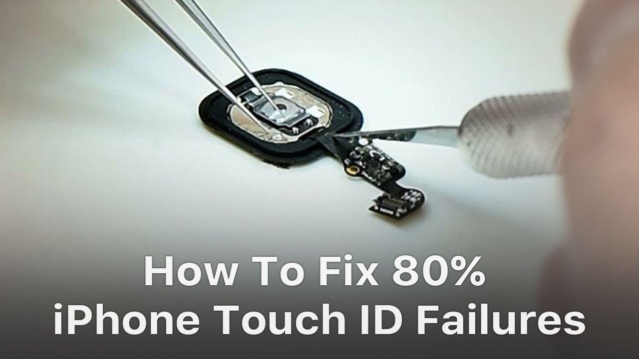 to Restore Touch ID of Home Button Flex Broken? - YouTube