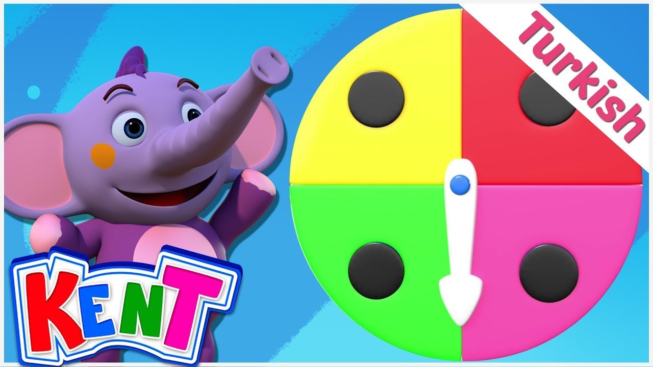 ⁣Kent The Elephant | Renk Çarkını Döndür | Çocuklar Videoları | Sevimli Fil Kent