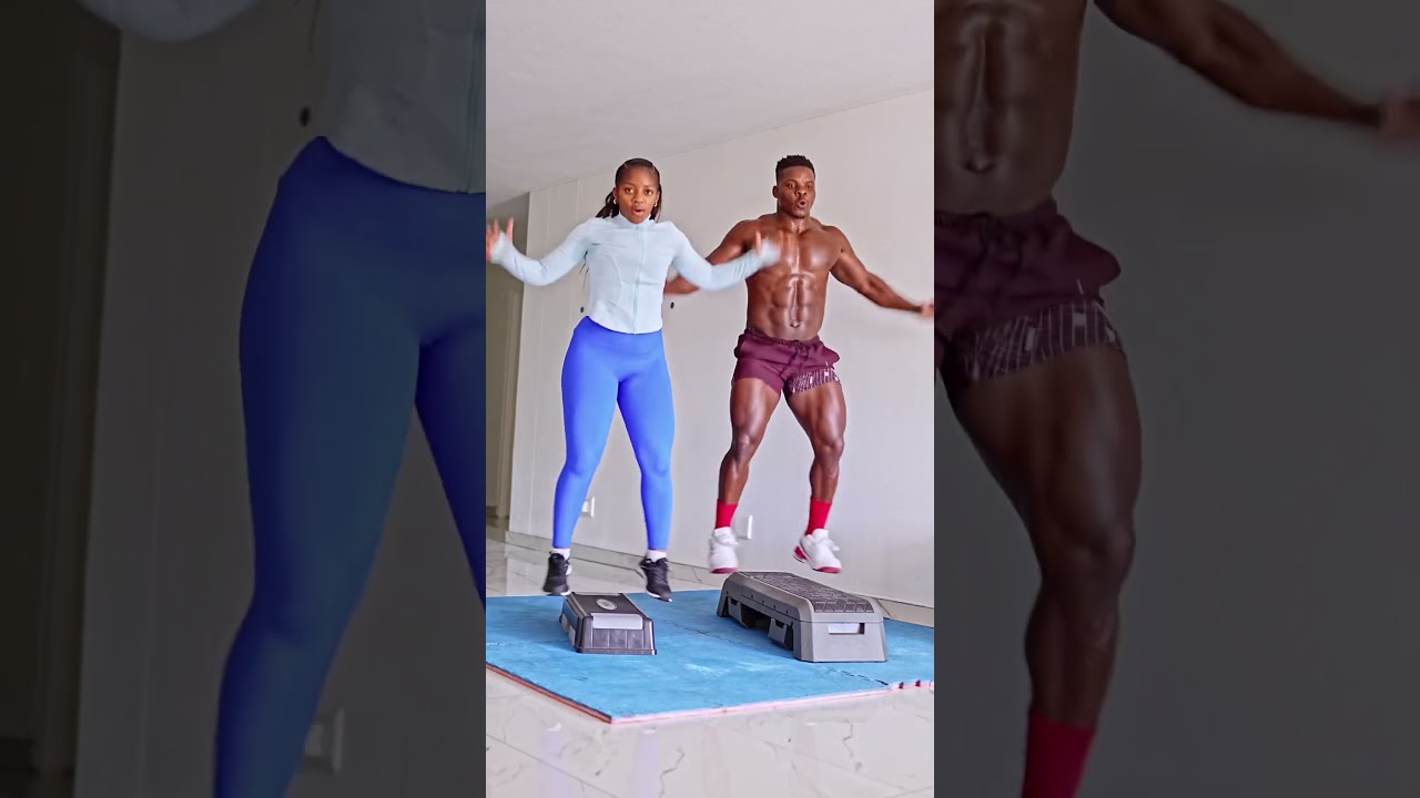 Hiitstep couple workout burn 1000 calories viral trending