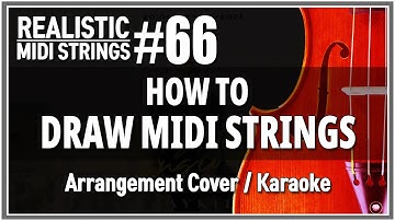 [K-POP 발라드 미디 스트링] How to draw MIDI Strings?