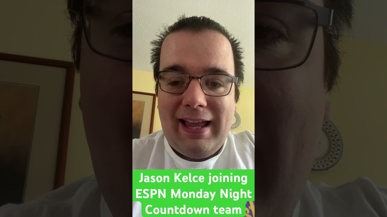 Jason Kelce joins ESPN's 'Monday Night Countdown'