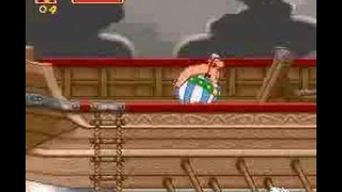 Asterix & Obelix Snes Hard Mode Walkthrough Act 1 The Crossing