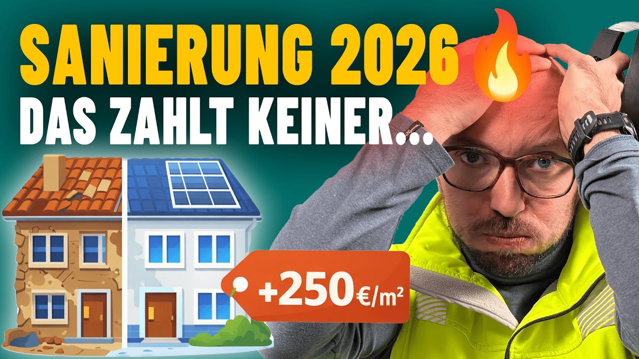 Was kostet eine Sanierung wirklich? Realistische Preise 2026 erklärt